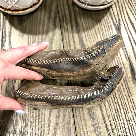 Prada Gray Flats Loafers Size 7 - Picture 5 of 8